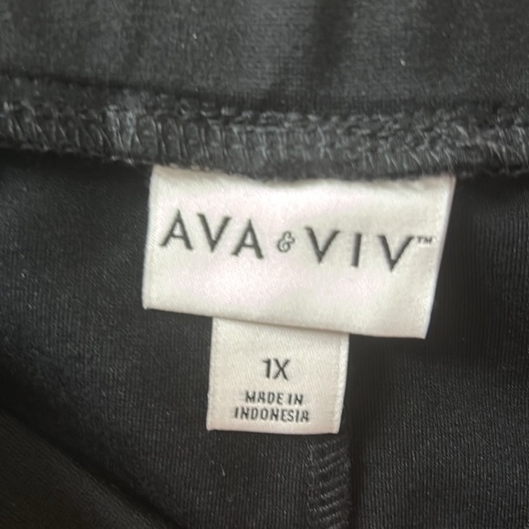 Women’s pull on pointe midi pencil skirt black size 1X - Picture 5 of 7